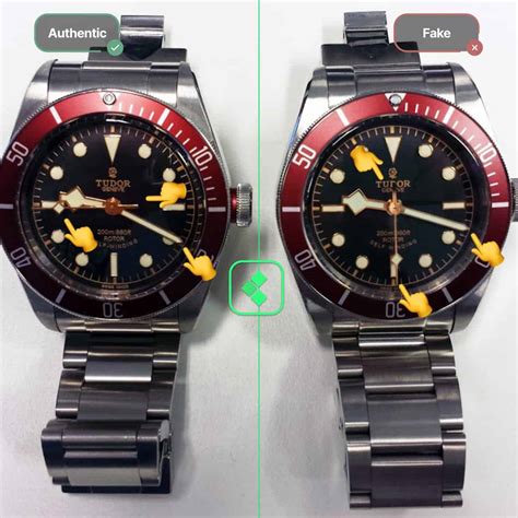 how to tell a fake tudor watch|tudor black bay counterfeit.